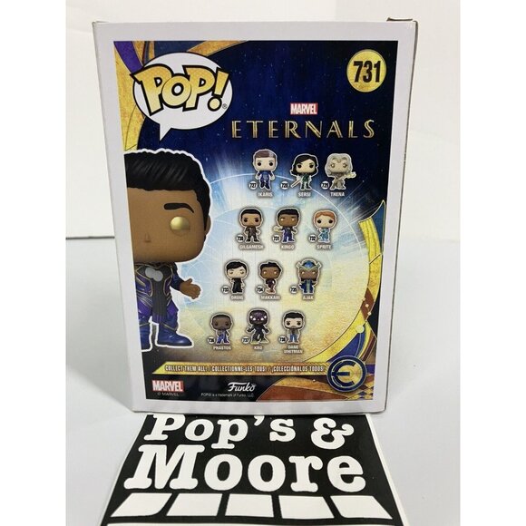 Funko Pop! Marvel Eternals: Kingo 731 Vinyl Figure With Box Damage - Picture 4 of 13
